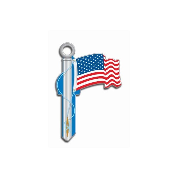 Lucky Line KW1 Flag Key Blank B101K - main