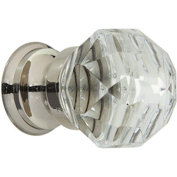 Patioplus 1 in. Diamond Cabinet Knob, Bright Nickel PA3236614 - main