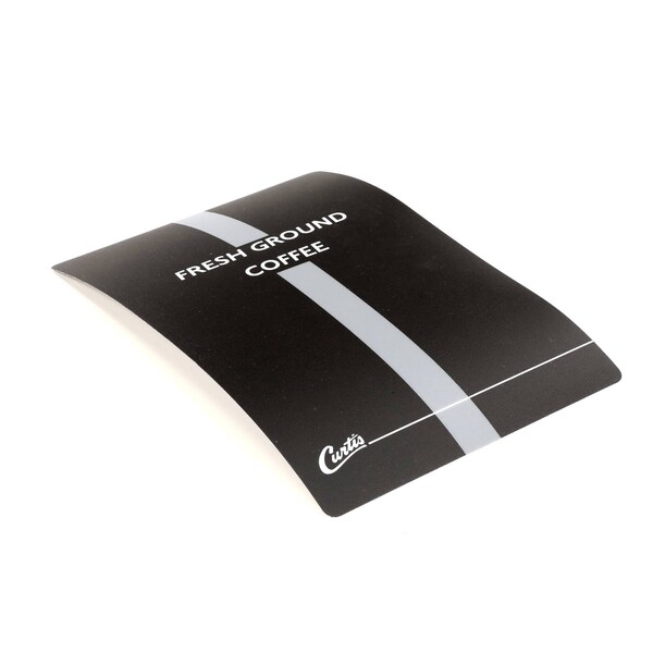 Wilbur Curtis WC-3891 Label, Black, SHG Series, Coffee Grinders 3375000069 - main