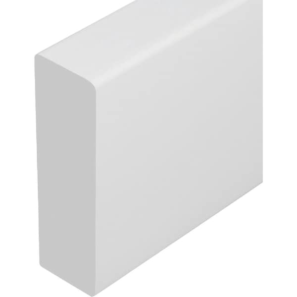 Westlake Royal Building Products Craftsman 11/16'' W.x2-1/4'' H.x8 ' L. Wht PVC Casing 5836472 - main