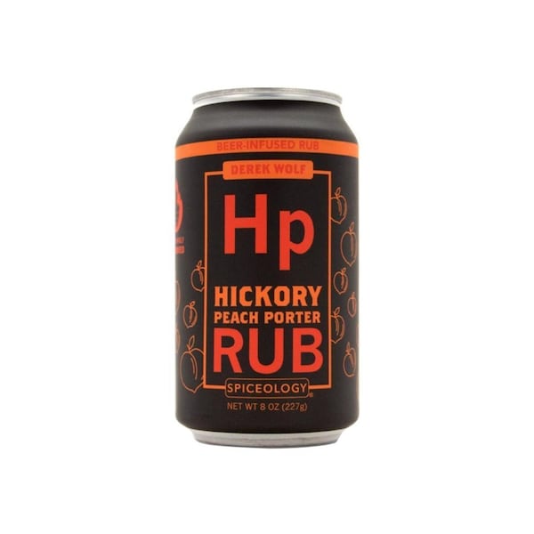 Spiceology BBQ Rub Derek Wolf Hickory Peach Porter 8 oz 10552 - main