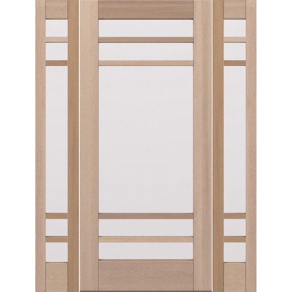 Doornmore G10502, 65.25" x 82" ( 36" Door + 2x12" Side) Left Hand, Mahogany SDL 5 Lite Exterior Door G10502-SW-3680-G10502-SL_1-2_LI - main