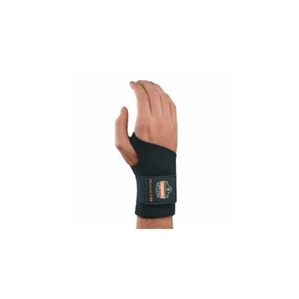 Ergodyne ProFlex 670 Ambidextrous Single Strap Wrist Support, Small, Black 150-16612 - main