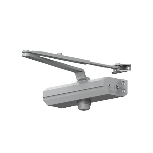 Falcon Light - Medium Duty Surface Door Closer With Dead Stop Arm Aluminum Finish SC61A DS AL - main