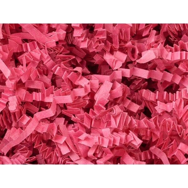Nashville Wraps Fuchsia Crinkle Cut Shredded Paper, 8 oz Bag ZF08FU - main