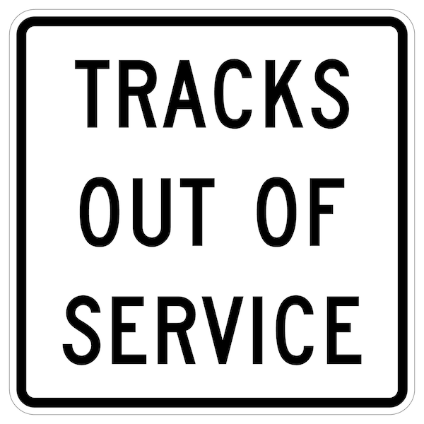 Sign Solutions Usa Traffic Sign, 48 in Width, Aluminum Sign, Square DUS12DWT4848R8-9 - main