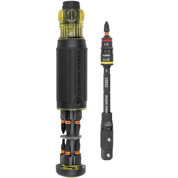 Klein Tools KNECT 16-in-1 Impact Rated Hybrid Screwdriver / Nut Driver 32516HD