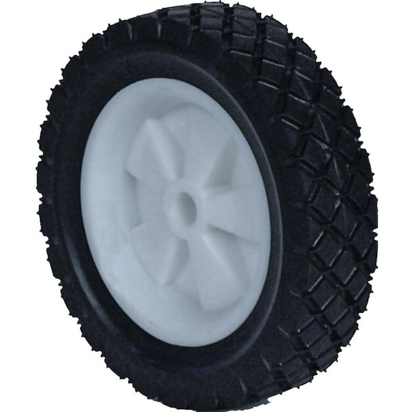 Martin Wheel Lawn Mower Wheel, Semi-Pneumatic, Plastic/Rubber 715P-OF - main