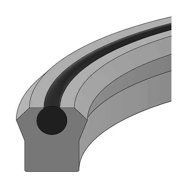 Hercules Sealing Products P250-04.500-SQBV, US-90V-4.500x5x1/4, U-SEALS P250-04.500-SQBV - main