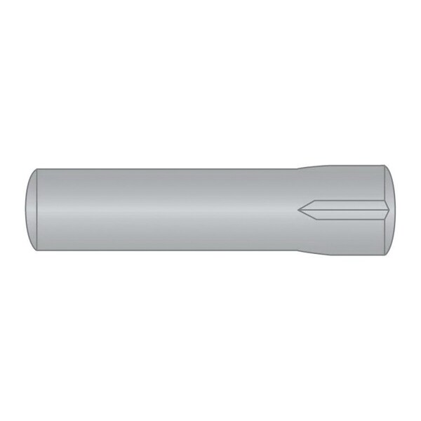 Huyett Type C Grooved Pin, 316 Stainless Steel, 0.094 in Dia x 0.093 in Small End Dia x 0.750 in Length GPS6-0093-0750C - main