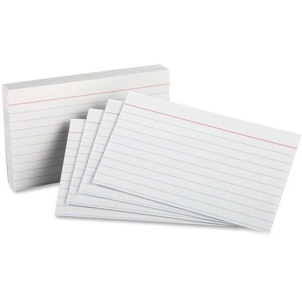 Tops Business Forms Oxford, Ruled Index Cards, 3 X 5, White, 100PK 31 - main