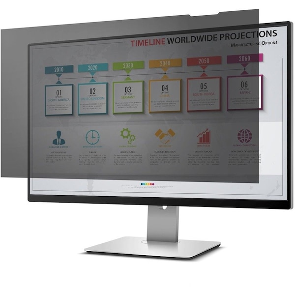 Rocstor PRIVACYVIEW PRIVACY FILTER FOR 25 WIDESCREEN MONITOR - 16:9 ASPECT RATIO - GLOSS PV0035-B1 - main