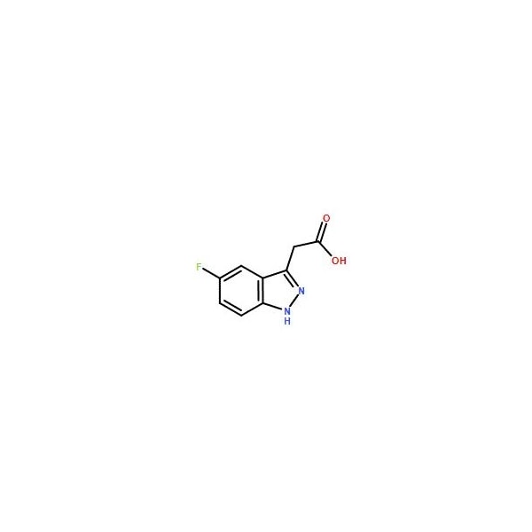 Ak Scientific (5-Fluoro-1H-indazol-3-yl)-acetic acid (100mg), CAS 885271-22-7 4317AH-100mg - main