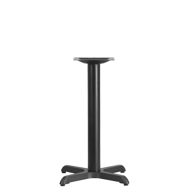 Flash Furniture Restaurant Table X-Base with 3" Dia. Tab, 22 in W, 22 in L, 28 in H XU-T2222-GG - main