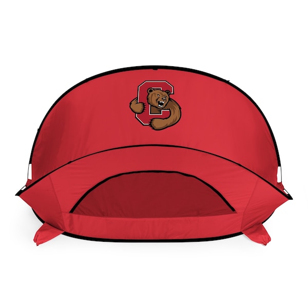 Picnic Time Family Of Brands NCAA Cornell Big Red Manta Portable Beach Tent - Pop Up Tent - Beach Sun Shelter Pop Up, Red 113-00-100-684-0 - main