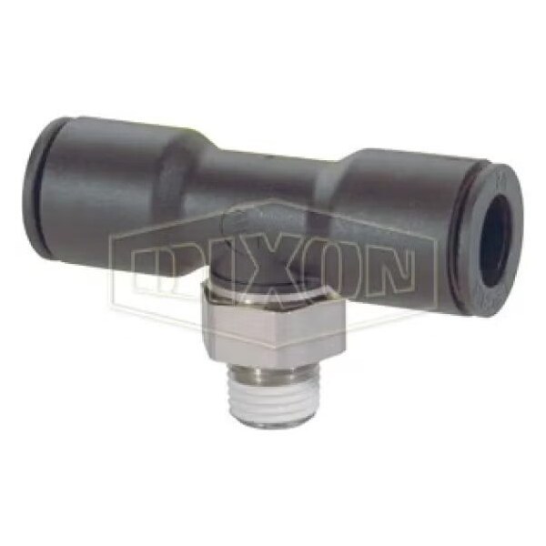 Dixon Legris by Push-In Branch Tee, 1/2 x 3/8 in Nominal, MNPT x Tube, 290 psi Pressure, Nylon, Domestic 31086022 - main