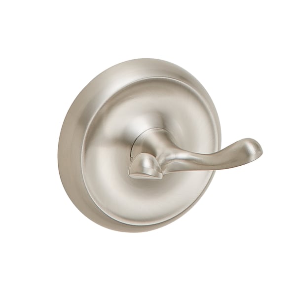 Geo Towel and Robe Hooks Satin Nickel EVDRH-SN - main