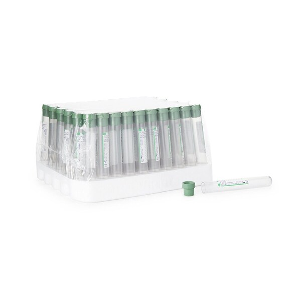 Bd Vacutainer Venous BC Tube, Sodium Heparin Additive, 10mL, Conventional Closure Plastic Tube, 100PK 367874 - main