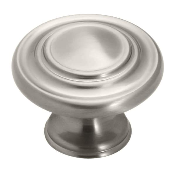 Amerock Inspirations 1-5/16 in 33 mm Diameter Satin Nickel Cabinet Knob, 10PK 10BX1586G10 - main