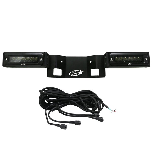 Race Sport Lighting 2020-2024 Chevy GMC 1500 Hitch Bar Reverse 7in LED Flood Lighting, Heated Lens, Dual End Light Cap GM1500HB19UP - main