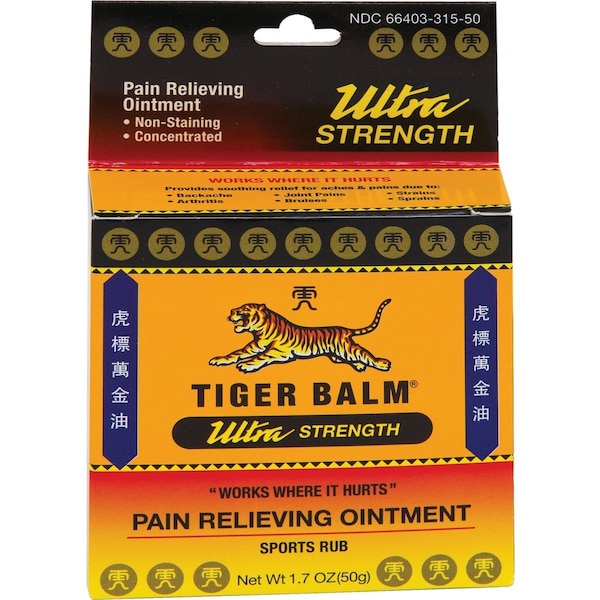 Tiger Balm 1.7 Oz. Ultra Strength Pain Relieving Ointment T-31541 - main