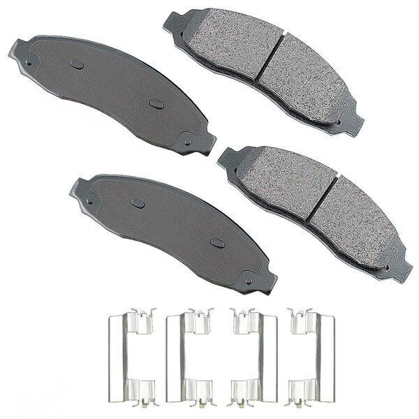 Akebono 03-04 Dodge Truck-Dakota-Fr Proact Disk Pad, Act962 ACT962 - main
