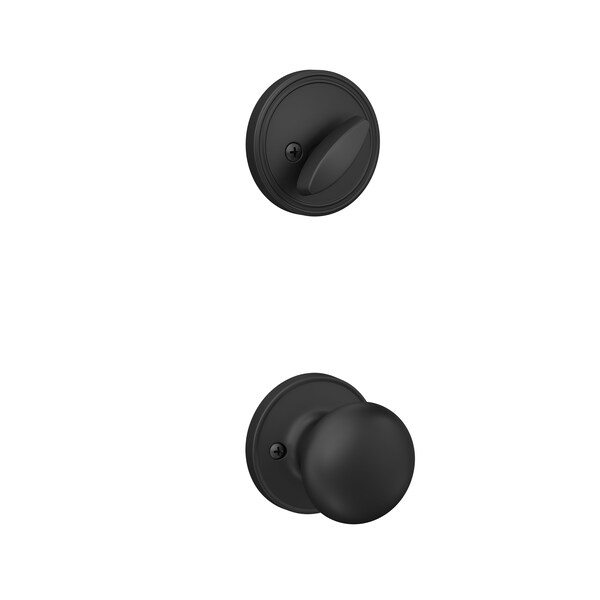 Schlage Residential - J Series Schlage Residential Interior Active Handleset Trim Stratus Knob with 16258 Latches and 10268 JH59STR622 - main