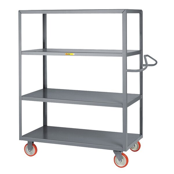 Little Giant Welded Multi-Shelf Service Cart with Ergonomic Handle 4ENM-2436-5PY - main
