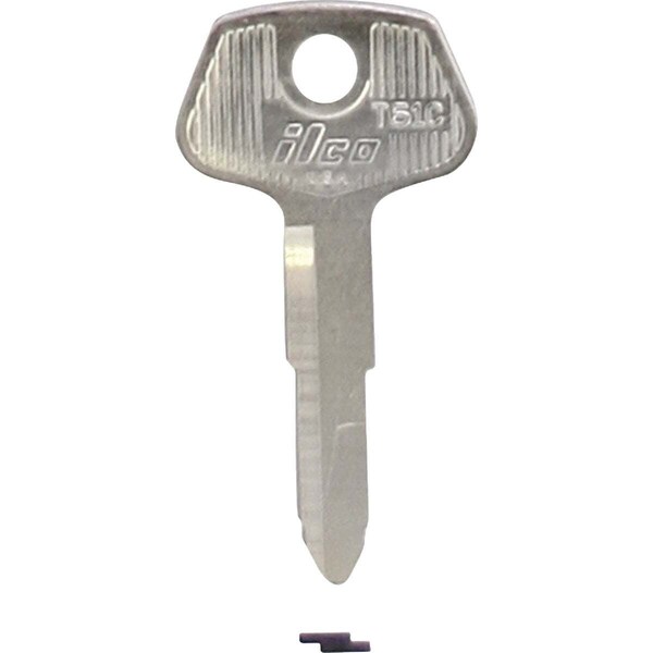 Kaba Ilco Toyota Nickel Plated Automotive Key, T61C, 10PK AF44840002 - main