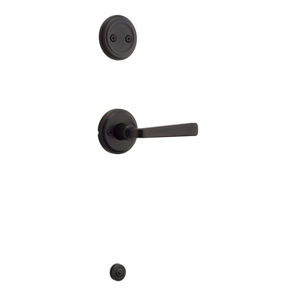 Kwikset Trafford Lever Interior Dummy Handleset Trim Venetian Bronze Finish 968TDL-11P - main