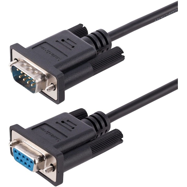 Startech.Com 3m RS232 Serial Null Modem Cable, Crosso 9FMNM-3M-RS232-CABLE - main