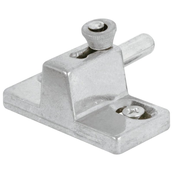 Prime-Line Door Slide Bolt Lock, Aluminum, Aluminum, 1-3/8 to 1-3/4 in Thick Door U 9866 - main