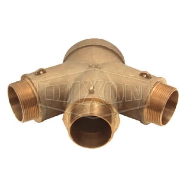 Dixon The Right Connection 26-295 3-Way Roof Connection Back Outlet, 4 x 3 2-1/2 in Nominal, MNPT x FNPT FR3C4025 - main