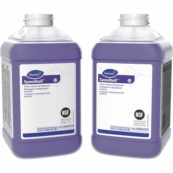 Diversey Non-Butyl Cleaner Degreaser Concentrate, 2.5L Bottle, Liquid, Purple, 2 PK 100835210 - main