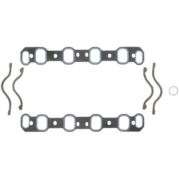 Fel-Pro 1240 0.060 in. Intake Manifold Gasket with 2BBL Cylinder Head for 19701979 Ford 351400 V8 FEL1240 - main