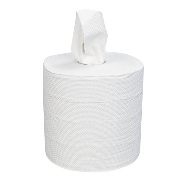 Right Choice 2-Ply White Center Pull Paper Towel Roll, 7.3 in x 10 in, 600 Sheets, 6PK 78000009 - main