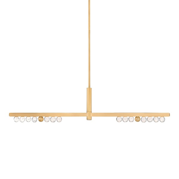 Corbett Lighting Annecy 2 Light Linear 50.5 In. Vintage Brass 382-51-VB - main