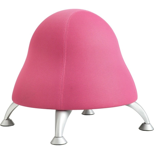 Safco Ball Chair Runtz Ball Chair, Bubble Gum PI, No Arms, 17" Height, Fabric, Pink 4755PI - main