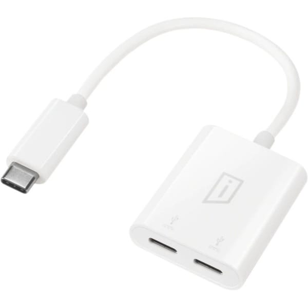 Targus ISTORE USBC TO DUAL USBC ADAPTER WHITE ACA974CAI - main