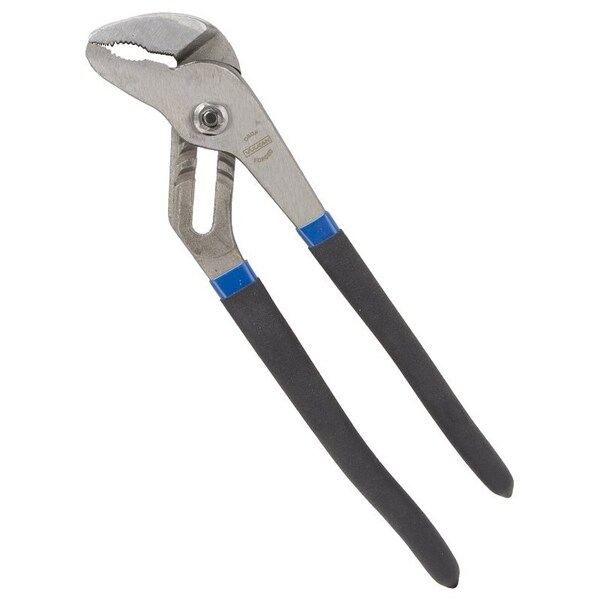 Vulcan Groove Joint Plier, 10 in OAL, 1-5/8 in Jaw, Black & Blue Handle, Non-Slip Handle, 1-5/8 in W Jaw PC980-05 - main