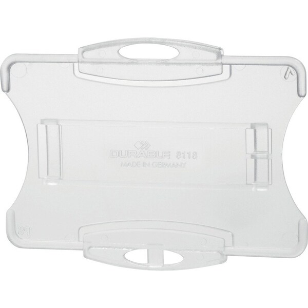 Durable Office Products ID Badge Holder, 2-3/4" L, Open Style, PK10 891819 - main