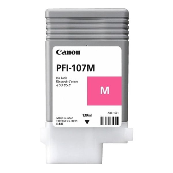 Canon PFI107M Genuine OEM Magenta Inkjet Cartridge 130ml 6707B001 - main