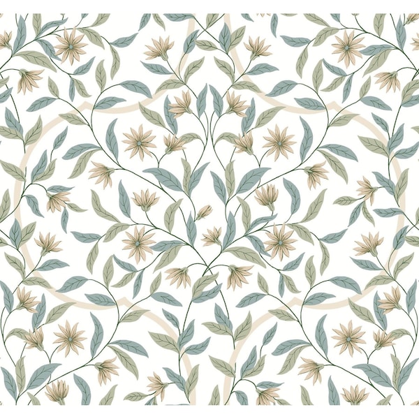 York Wallcoverings Eucalyptus Jasmine Wallpaper GO8253 - main