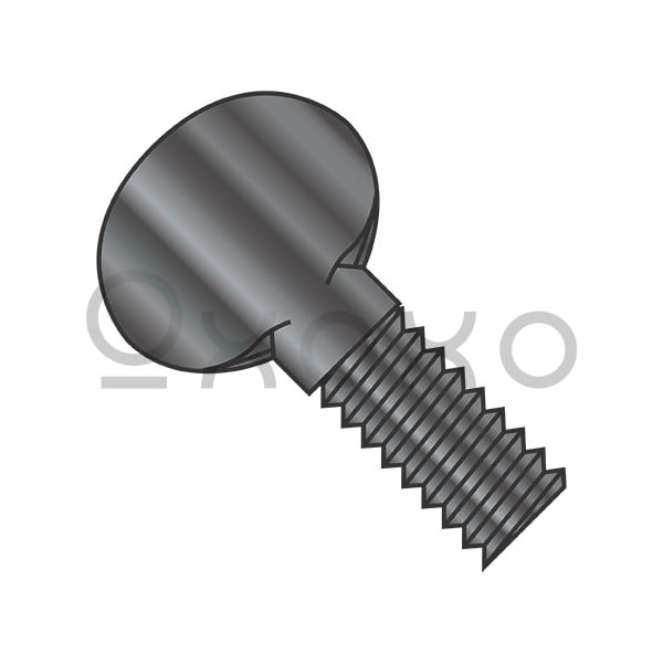 Oxoxo 1/4-20X2 Thumb Screw Fully Thread Black Oxide, 600PK 507299 - main