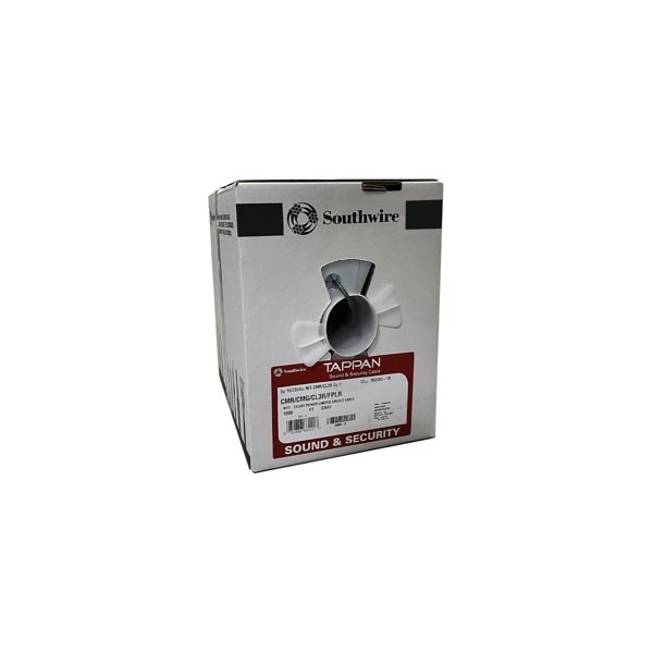 Southwire 16/2 Stranded, Unshielded, Non-Plenum Jacket (Riser Rated ), Gray 1000ft Box 16/2-STR-RISER-1000-GRAY - main