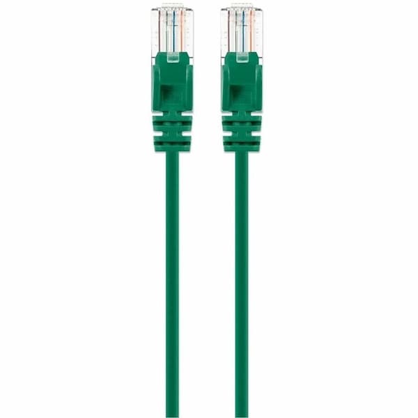 Intellinet Network Solutions CAT6 U/UTP SLIM NETWORK PATCH CABLE, 1 FT., GREEN 743402 - main