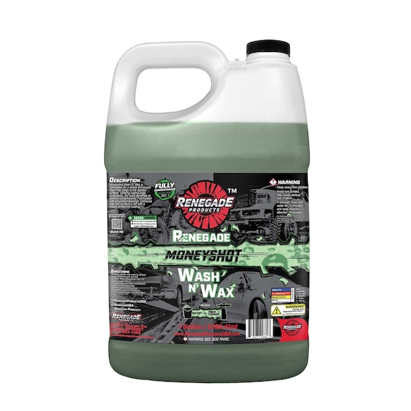 Renegade Products Usa Renegade Moneyshot Wash N Wax Soap 1 Gallon LFGRPMRMS1GAL - main