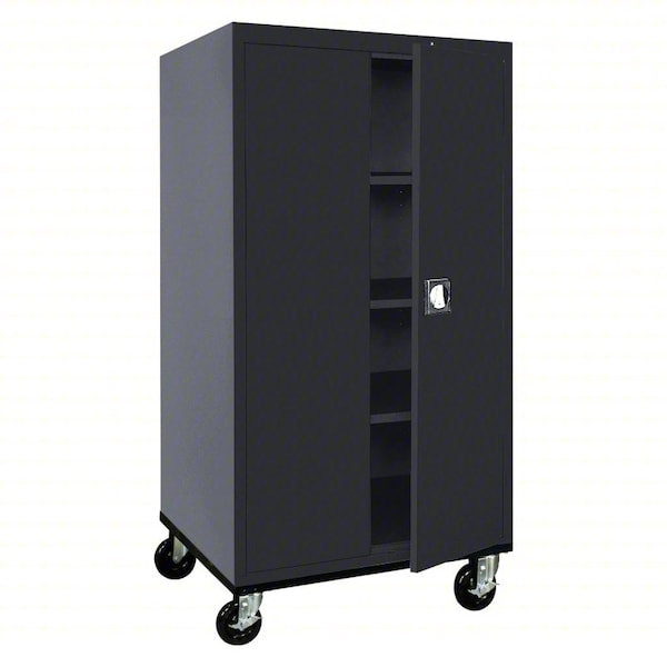 Sandusky Lee Mobile Shelving Cabinet, 72 in H, 36 in W, 24 in D, Keyed, 4 Shelves TA3R362466-09 - main