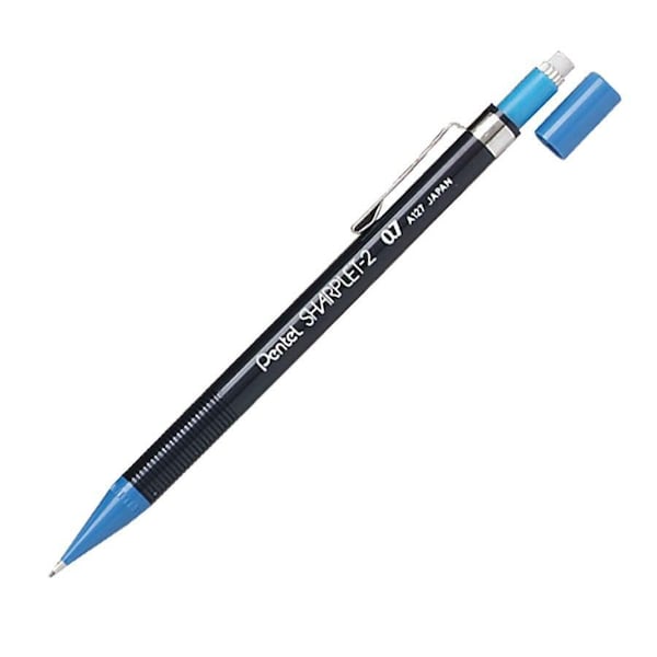 Pentel Sharplet-2 Mechanical Pencil, 0.7 mm, Dark Blue Barrel, Dozen A127C - main