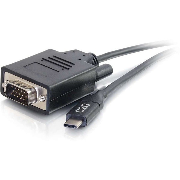 C2G 15ft USB C to VGA Adapter Cable - Video Adapter 26893 - main